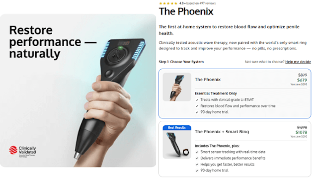 The Phoenix Acoustic wave Therapy Device